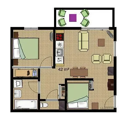 Le Petit Yeti I Appartement Abondance